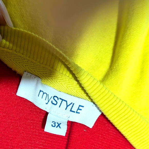 Yellow crew neck sweater - Picture 4 of 5